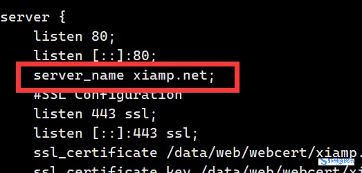 server_name 修改完成